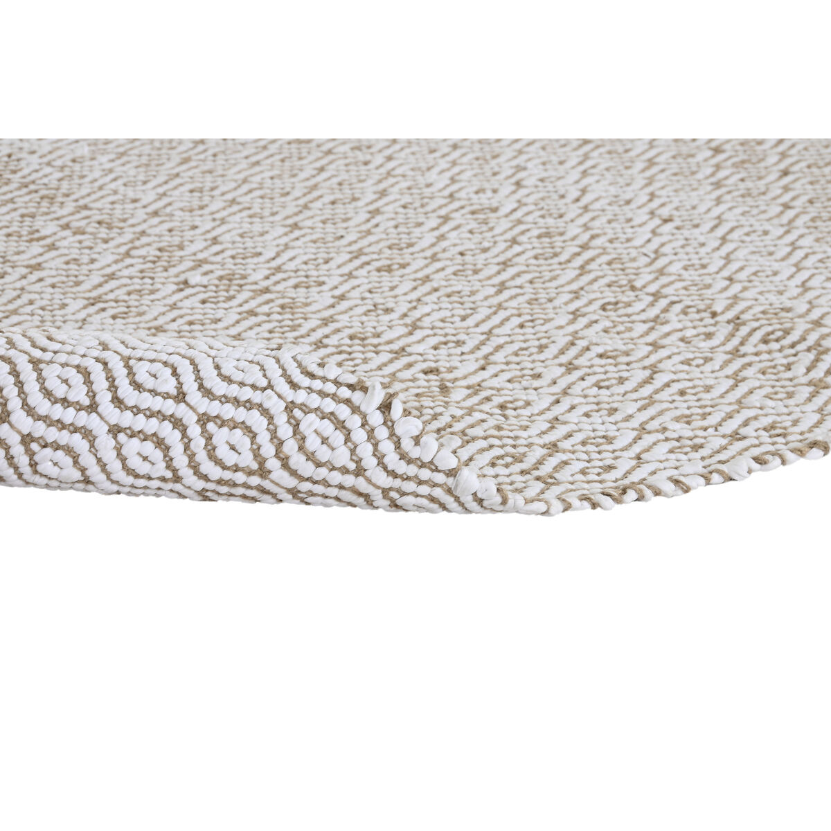 Alfombra Home ESPRIT Blanco Natural 150 x 1 x 230 cm