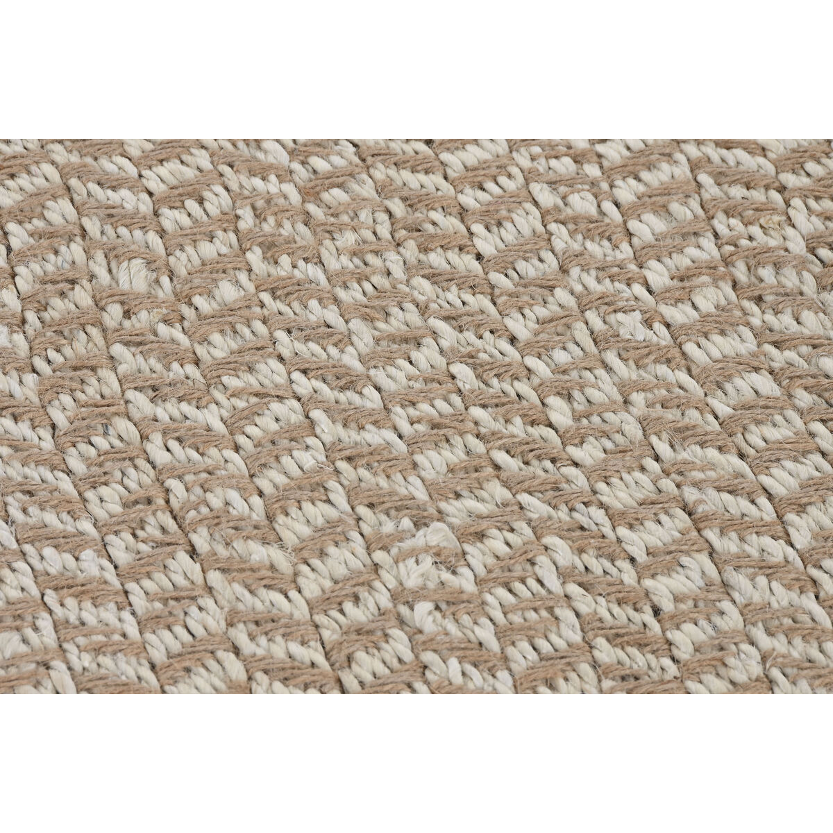 Alfombra Home ESPRIT Blanco Natural 150 x 1 x 230 cm