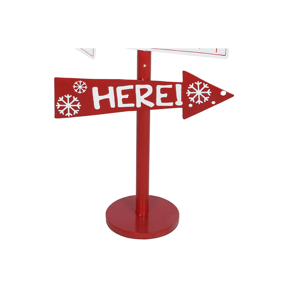 Farol Home ESPRIT Rojo Metal 54,5 x 22 x 154 cm