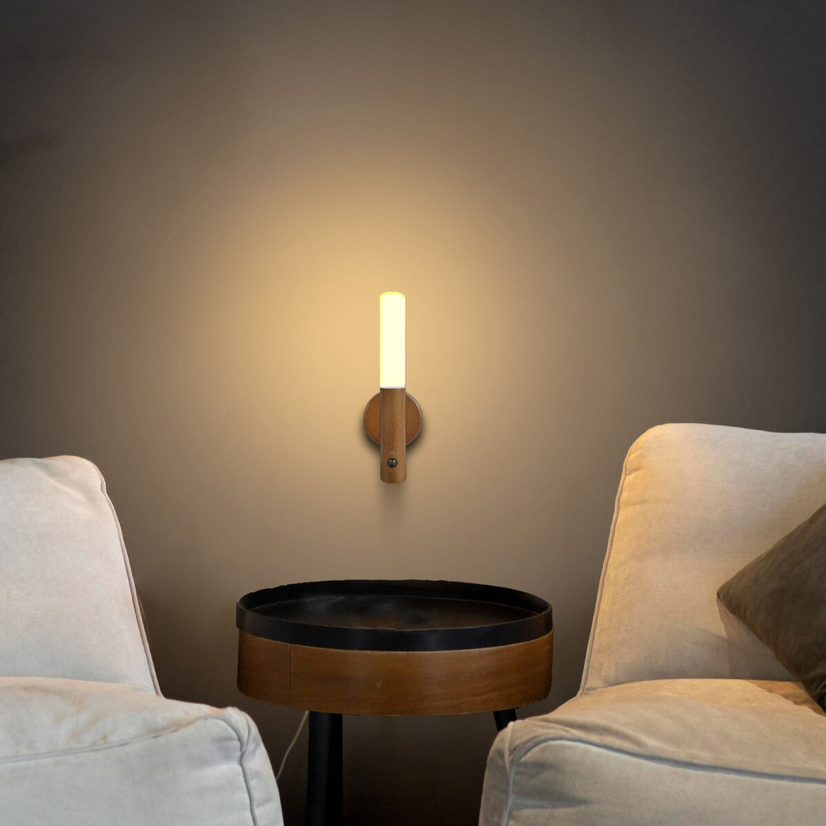 Lámpara LED con Sensor de Movimiento EDM 32158 Recargable Sensor de Movimiento