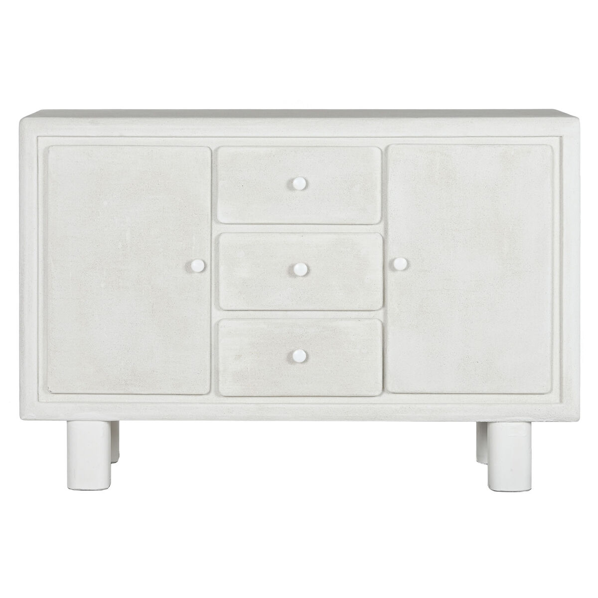 Aparador Home ESPRIT Blanco Abeto Madera MDF 120 x 38 x 80 cm