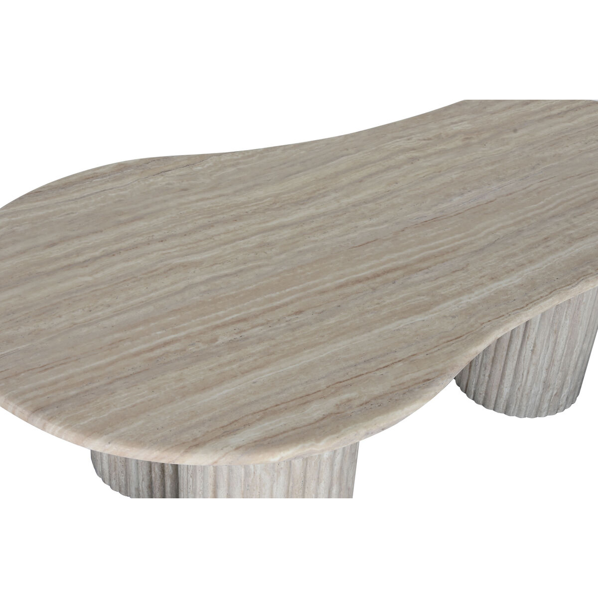 Mesa de Centro Home ESPRIT Granito Madera MDF 130 x 70 x 45 cm