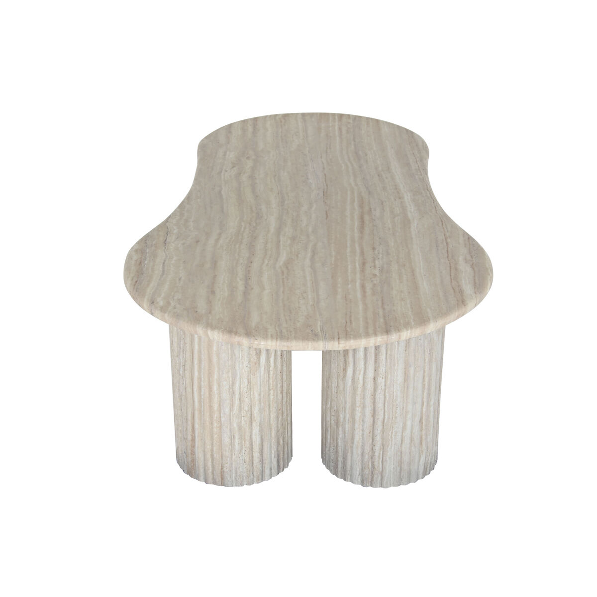 Mesa de Centro Home ESPRIT Granito Madera MDF 130 x 70 x 45 cm