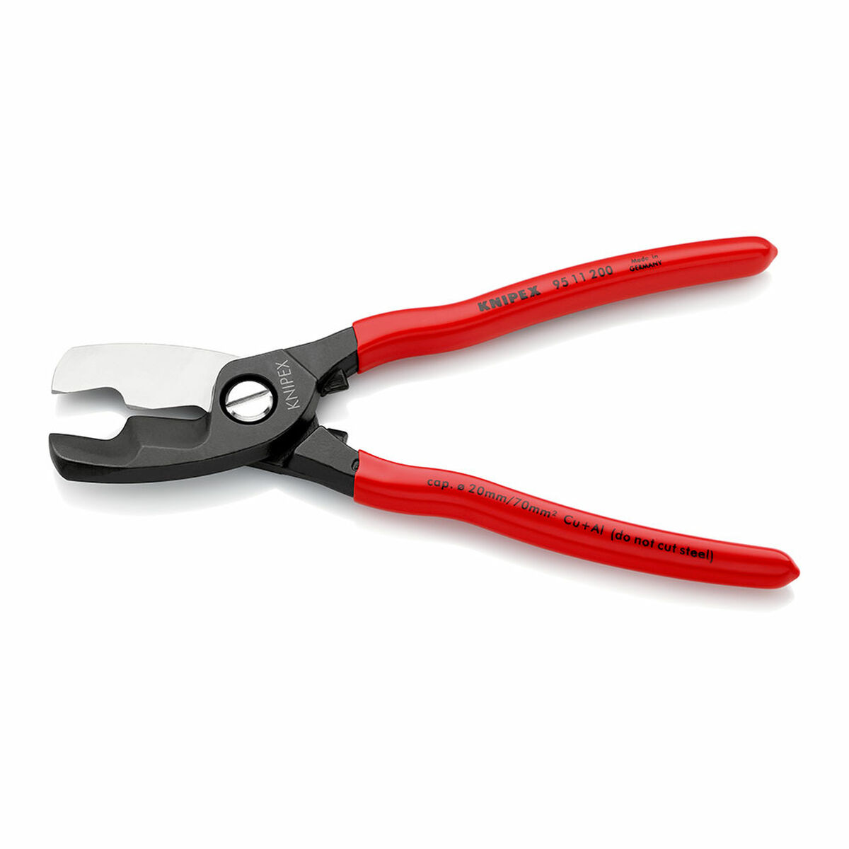 Tijeras de Electricista Knipex 9511200 Acero Plástico Cortacables