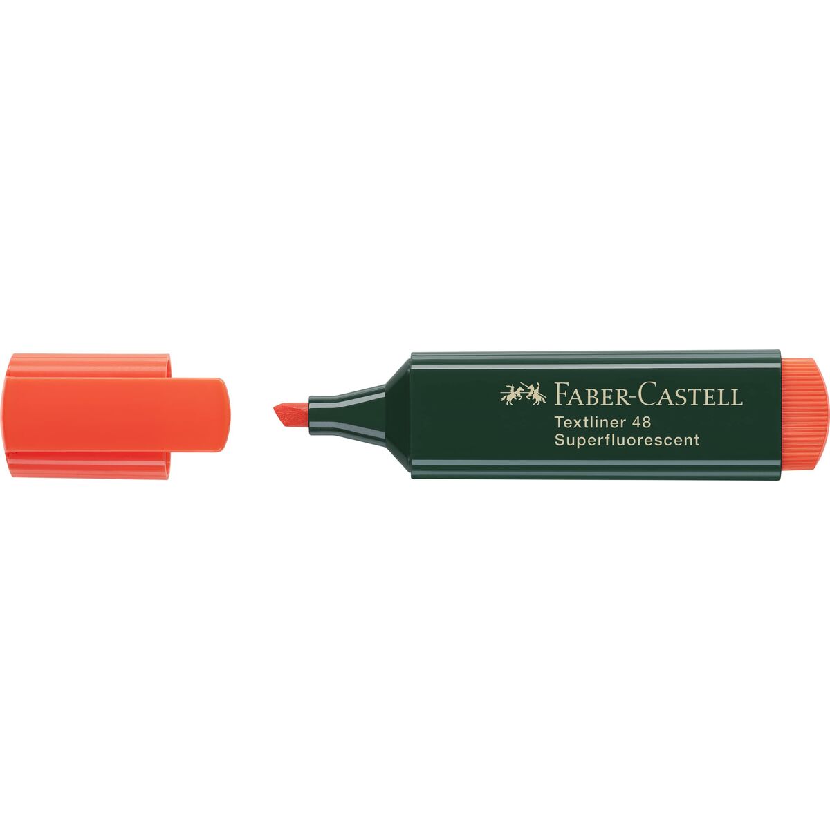 Subrayador Faber-Castell TEXTLINER 48 Naranja (10 Unidades)