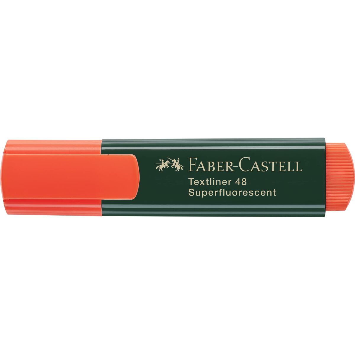 Subrayador Faber-Castell TEXTLINER 48 Naranja (10 Unidades)