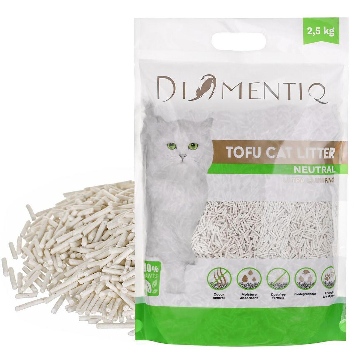 Arena para Gatos Diamentiq                                 2,5 kg