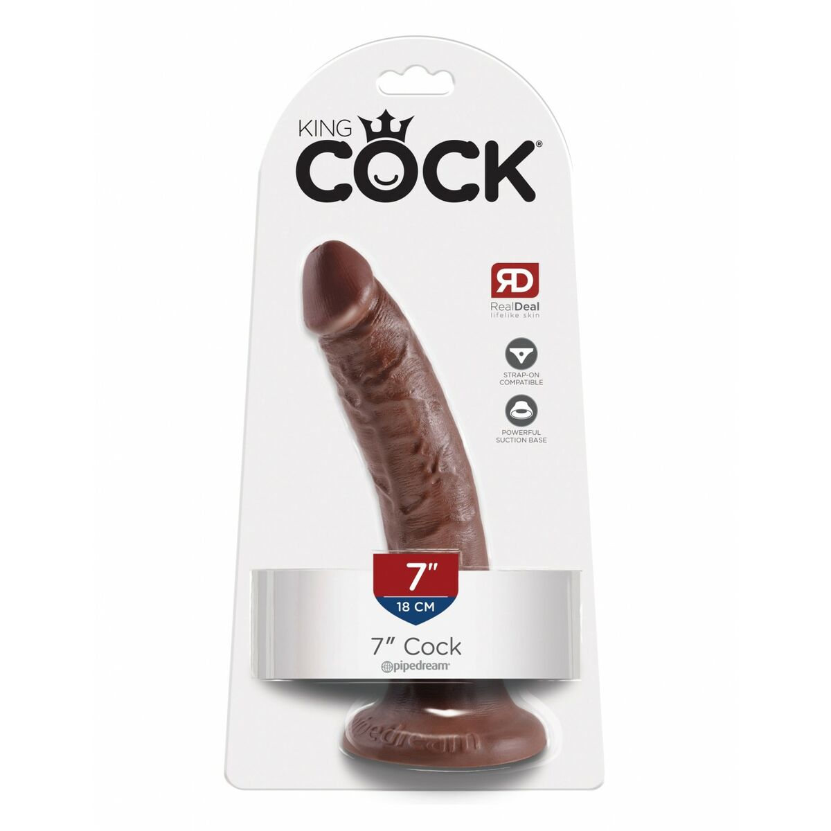 Dildo Pipedream King Cock Marrón