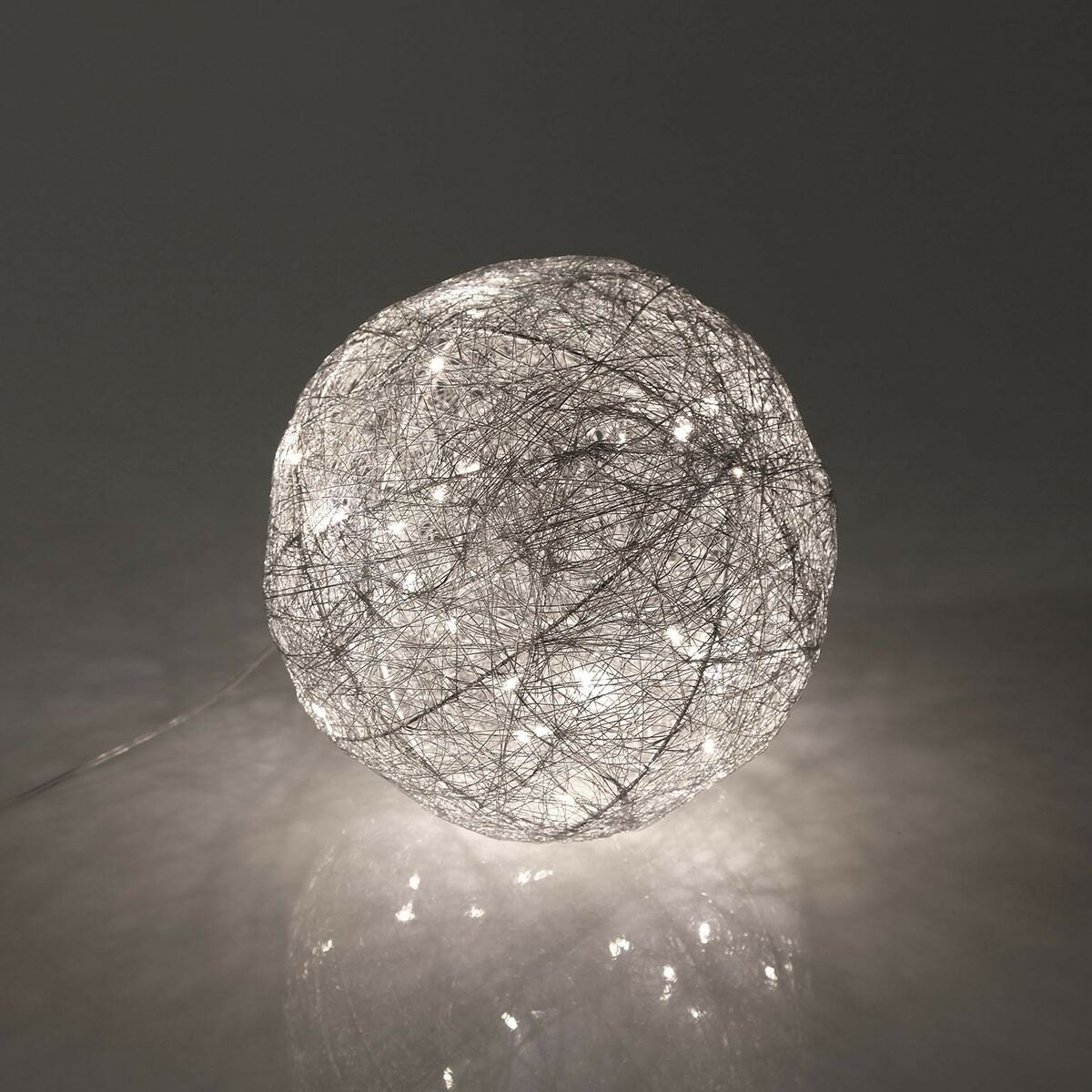 Bola de Navidad Versa Seda Hierro Ø 15 cm