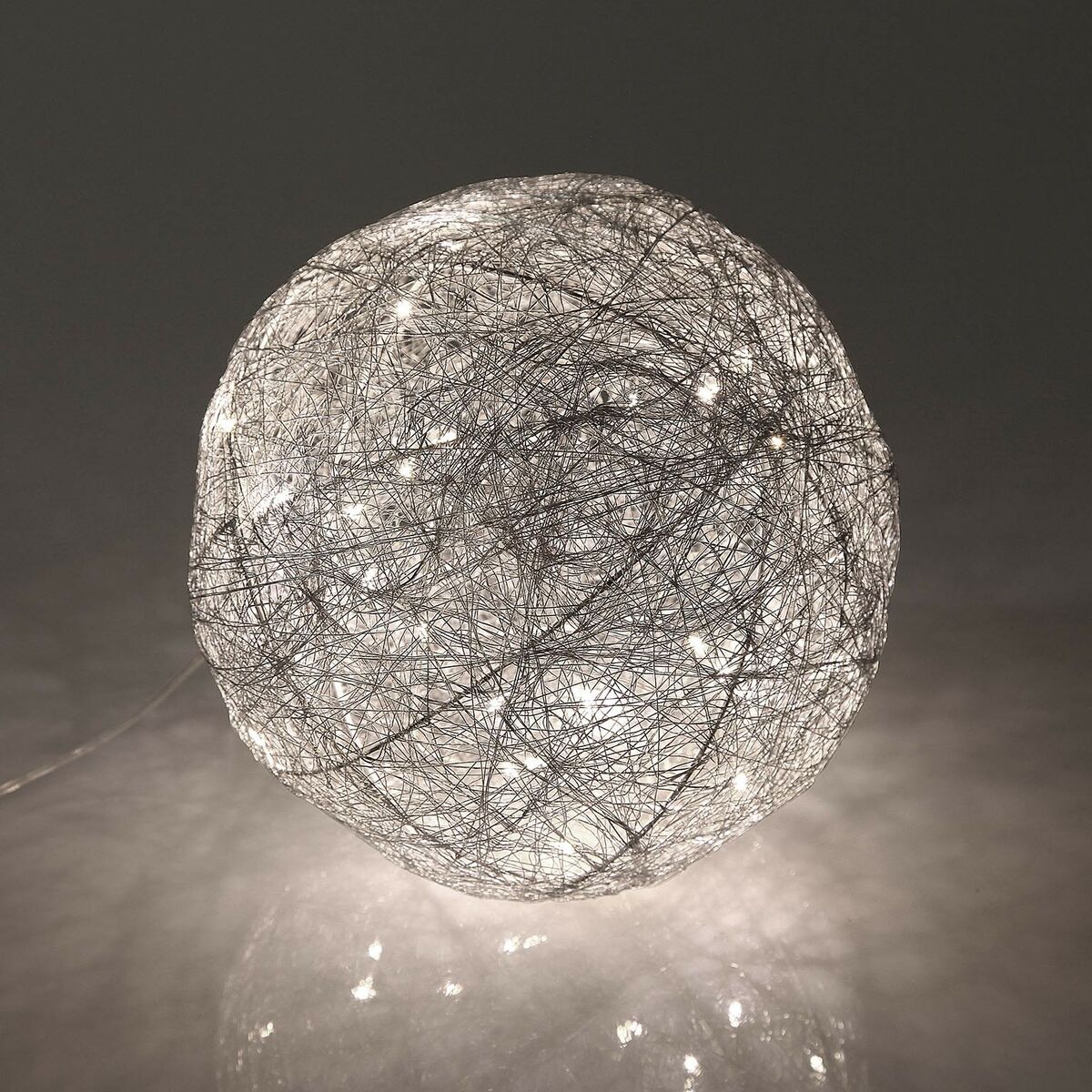 Bola de Navidad Versa Seda Hierro Ø 20 cm