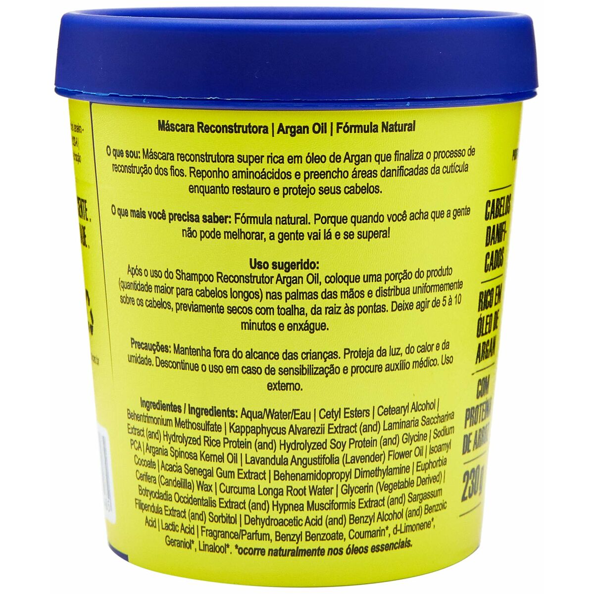 Mascarilla Capilar Reparadora Lola Cosmetics Argan Oil 230 g