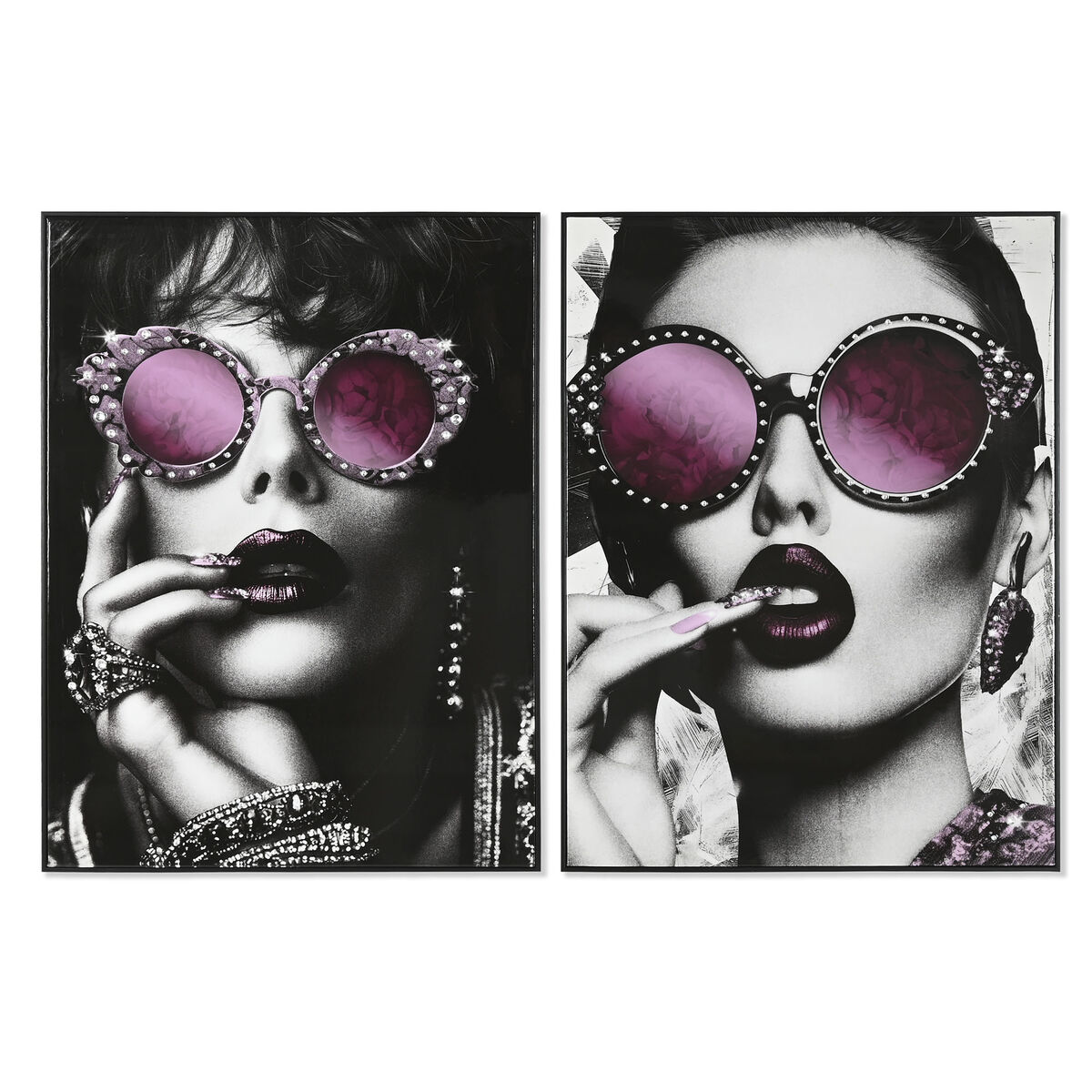 Lienzo Home ESPRIT Poliestireno Lienzo 60 x 3,5 x 80 cm