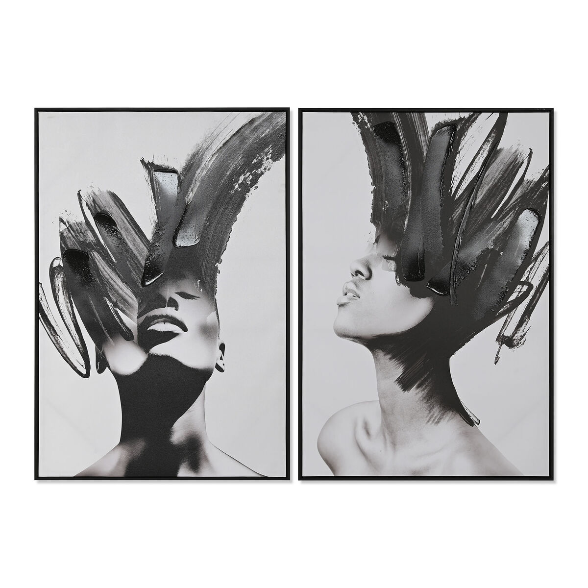 Lienzo Home ESPRIT Poliestireno Lienzo 83 x 4 x 123 cm