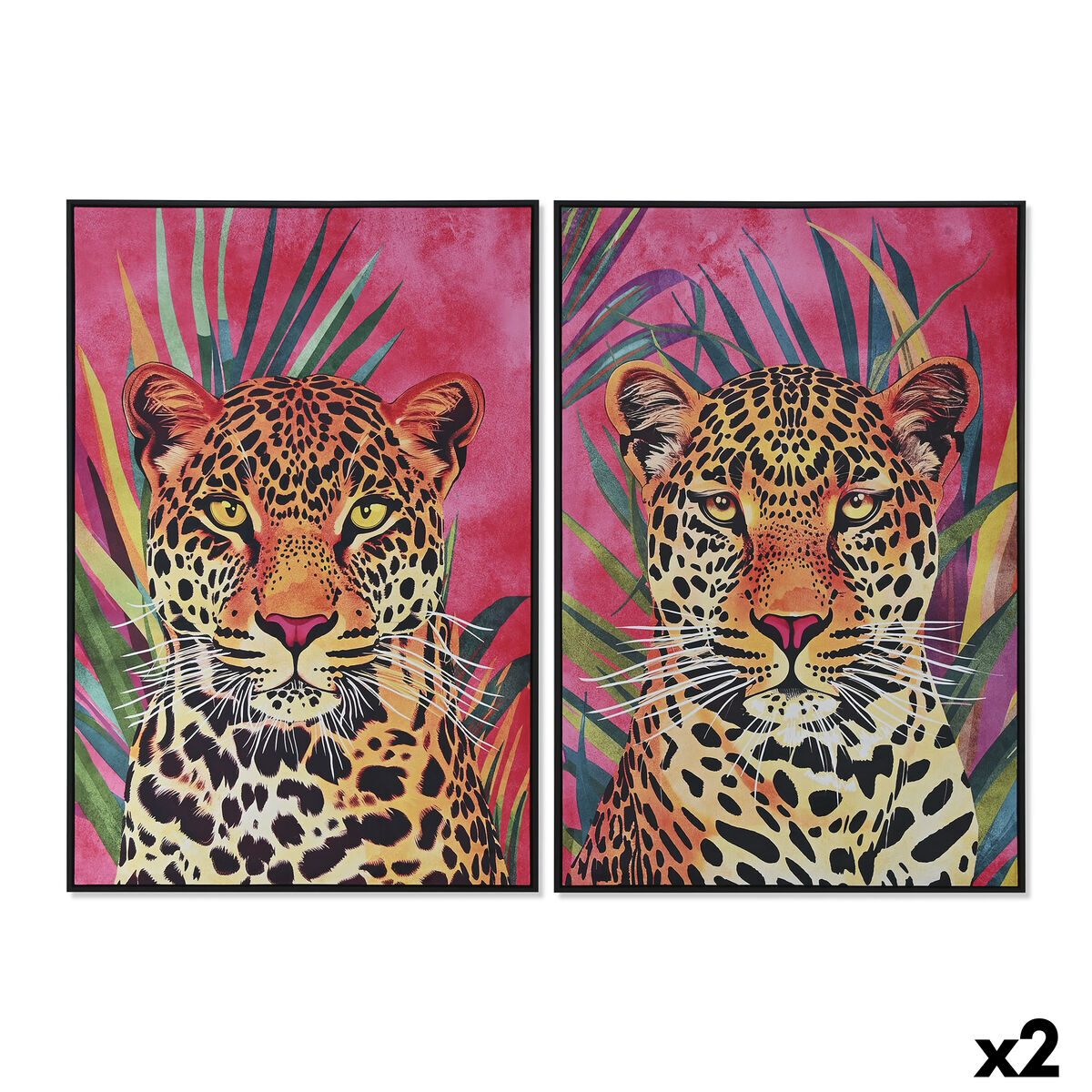 Lienzo Home ESPRIT Terciopelo Lienzo 83 x 3,8 x 123 cm