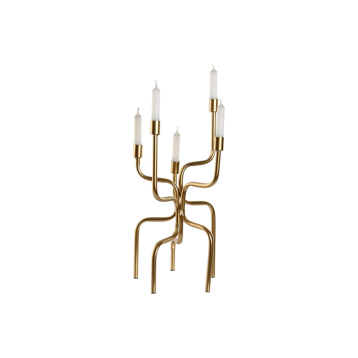 Candelabro Home ESPRIT Dorado Metal 25 x 25 x 51 cm
