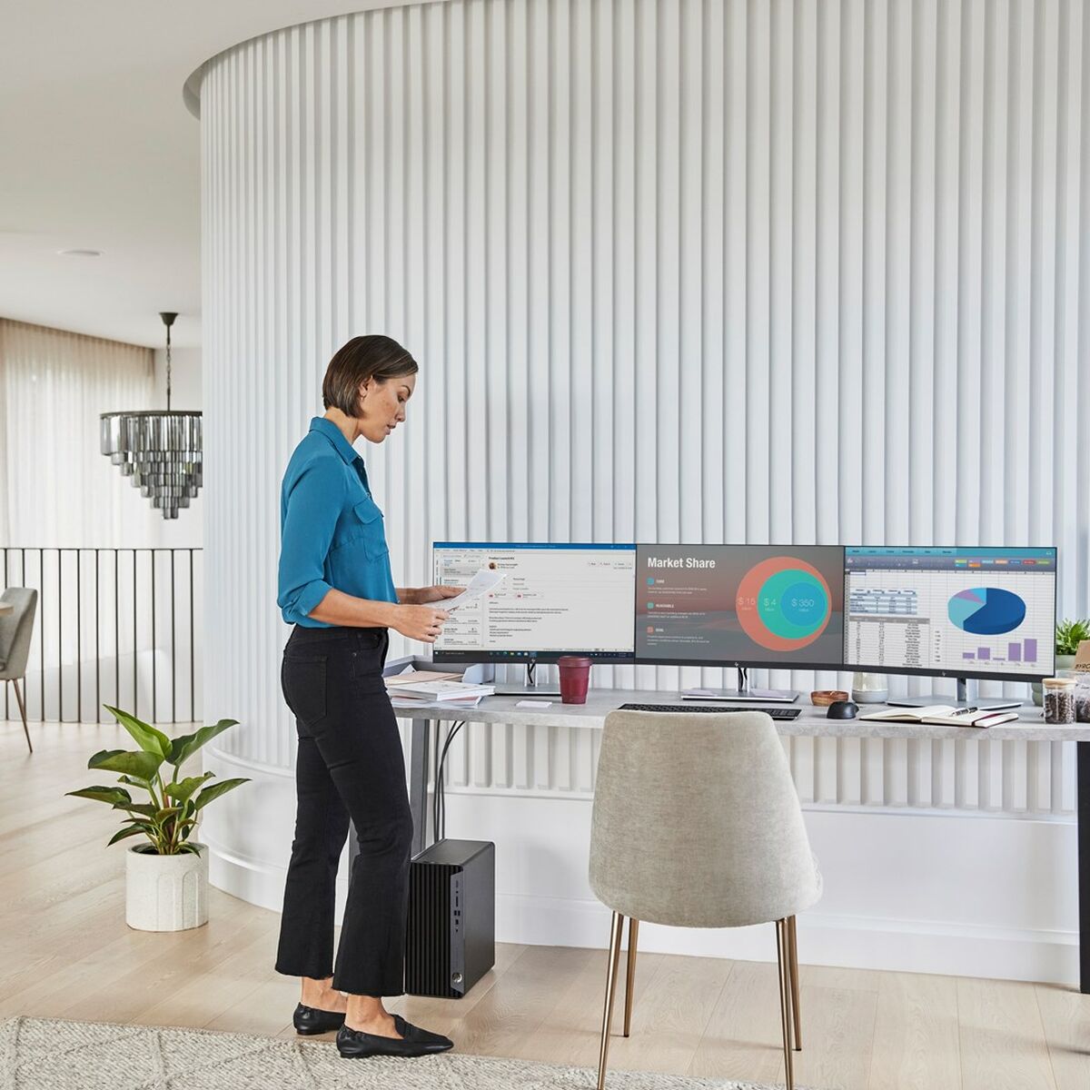 PC de Sobremesa HP 881J8EA Intel Core i3-13100 8 GB RAM 256 GB SSD