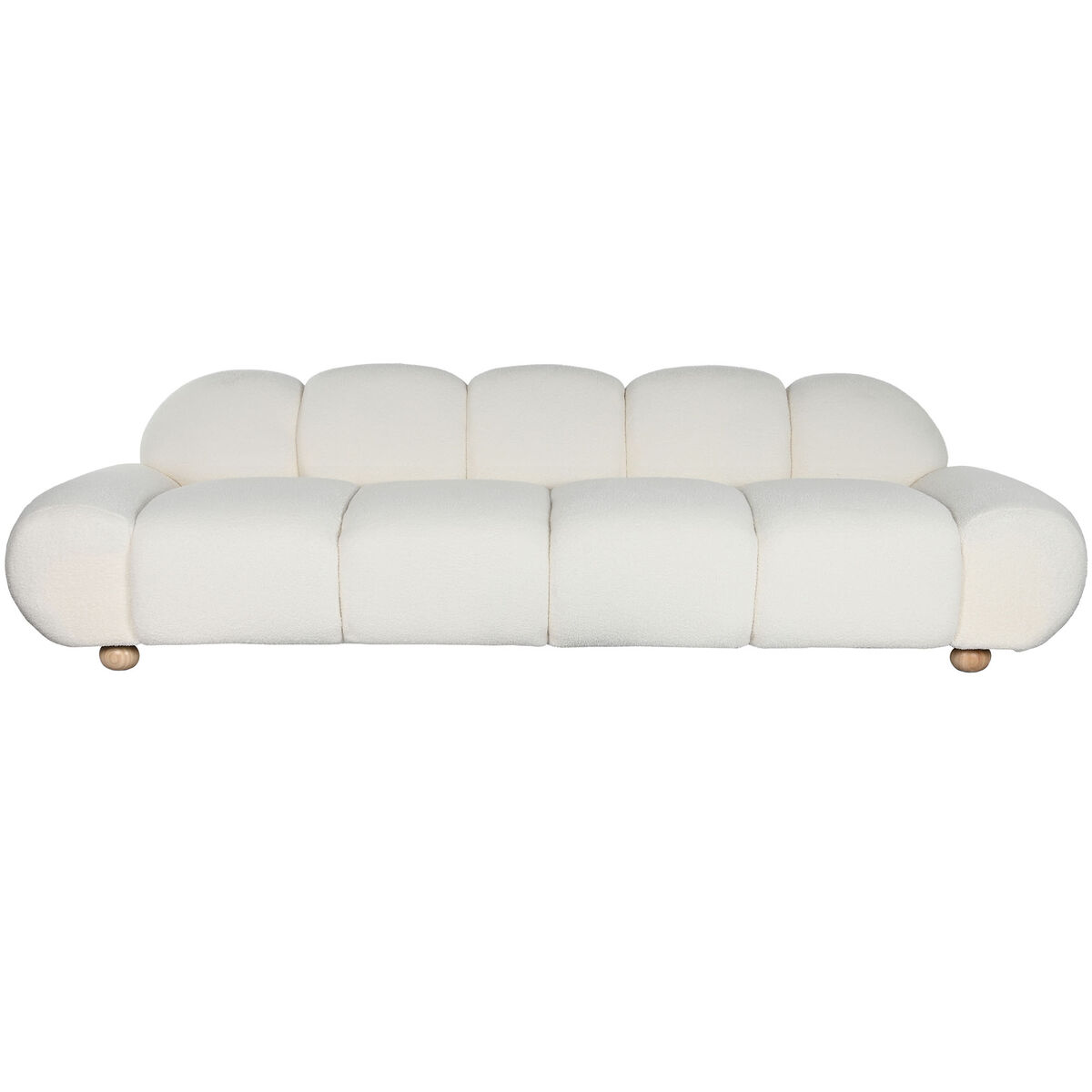 Sofá Home ESPRIT Blanco Moderno 284 x 103 x 83 cm