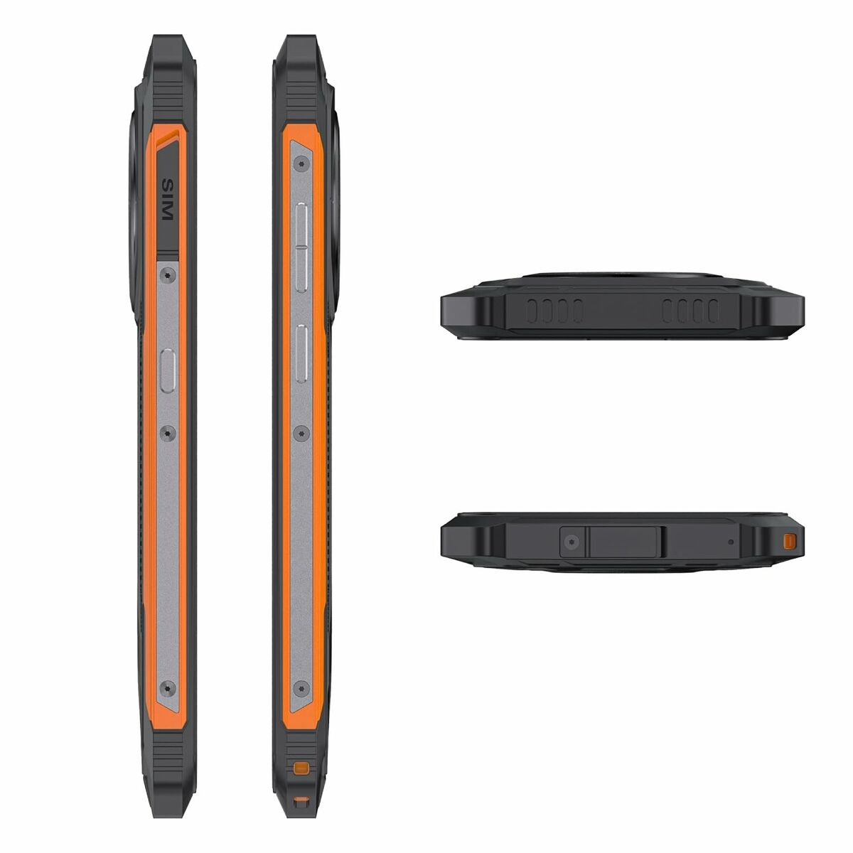 Smartphone Cubot King Kong ES 6,5" UNISOC T606 6 GB RAM 128 GB Negro , naranja