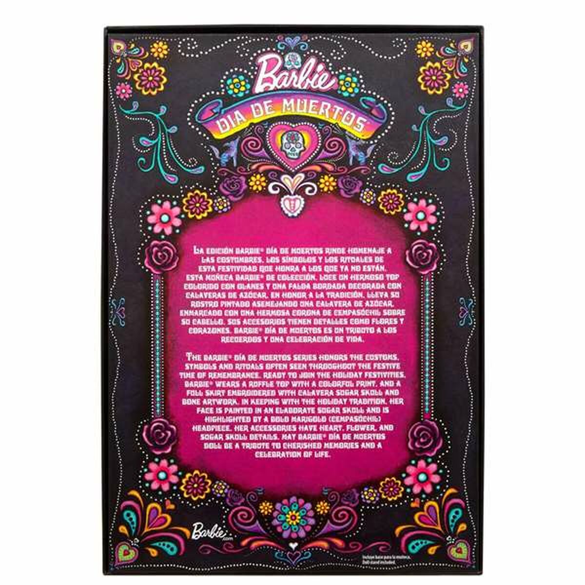Muñeca Barbie Día de los muertos