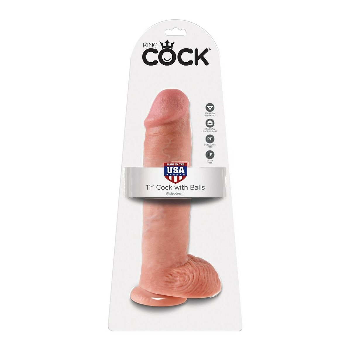 Pene realista Pipedream King Cock PVC