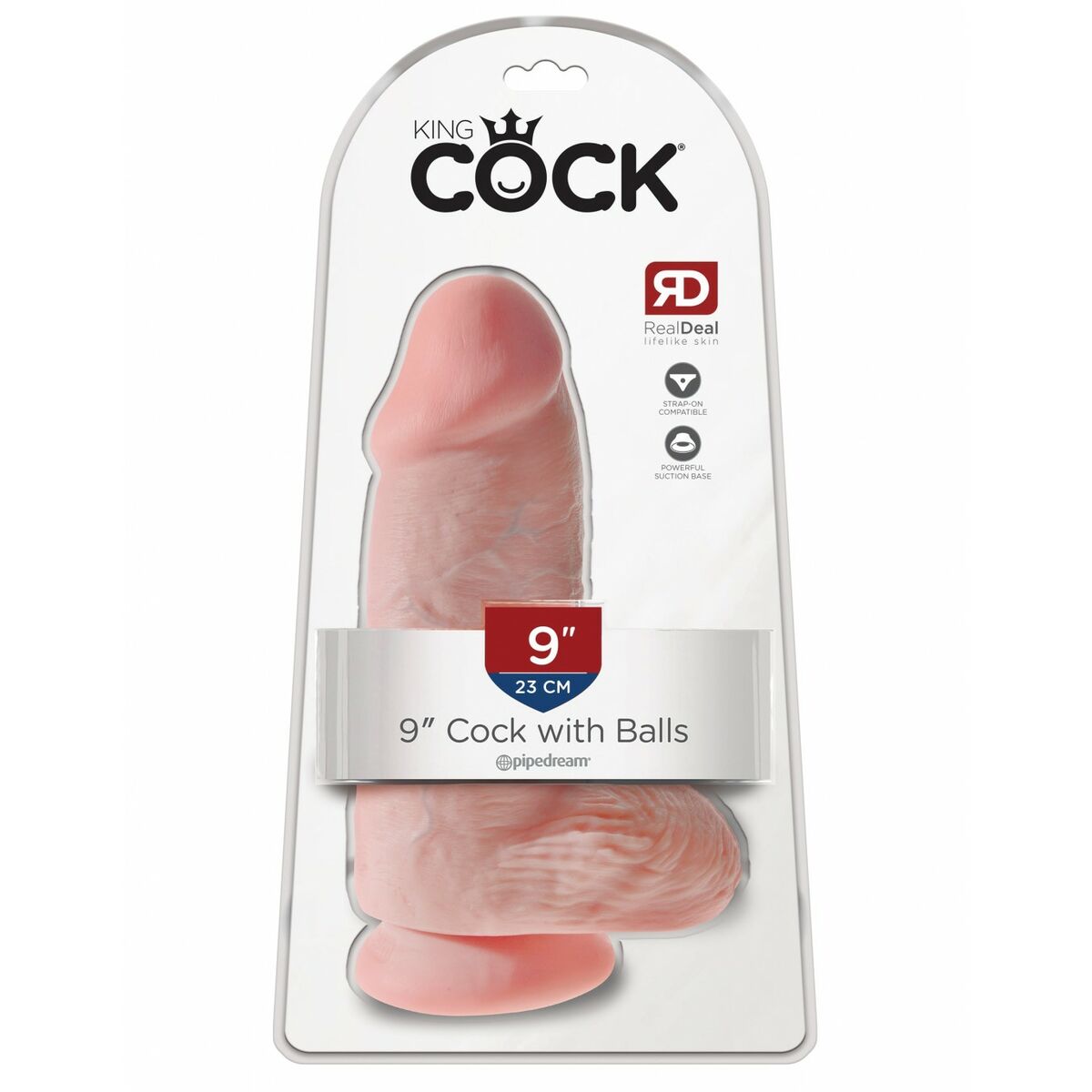Consolador Realista Pipedream King Cock PVC Ø 7,6 cm
