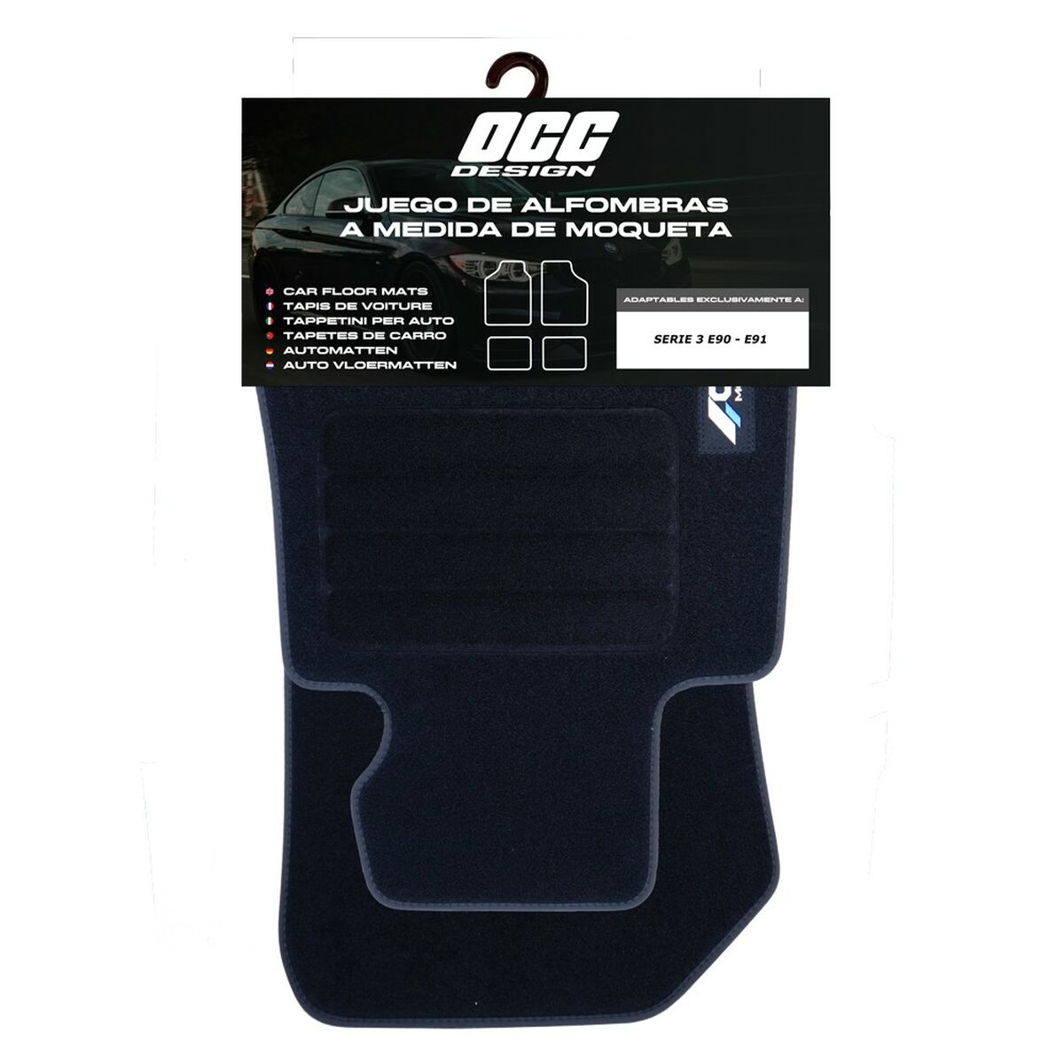 Set de Alfombrillas para Coche OCC Motorsport OCCBW0026LOG Bmw E90 Serie 3 Sedan 5 Piezas