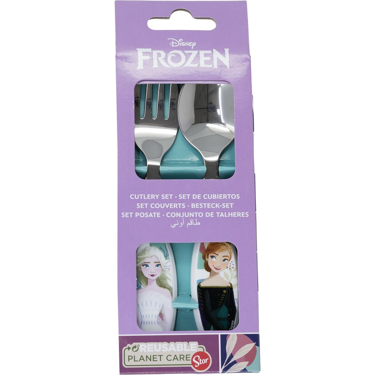 Juego de Cubiertos Frozen CZ11341 Infantil 2 Piezas