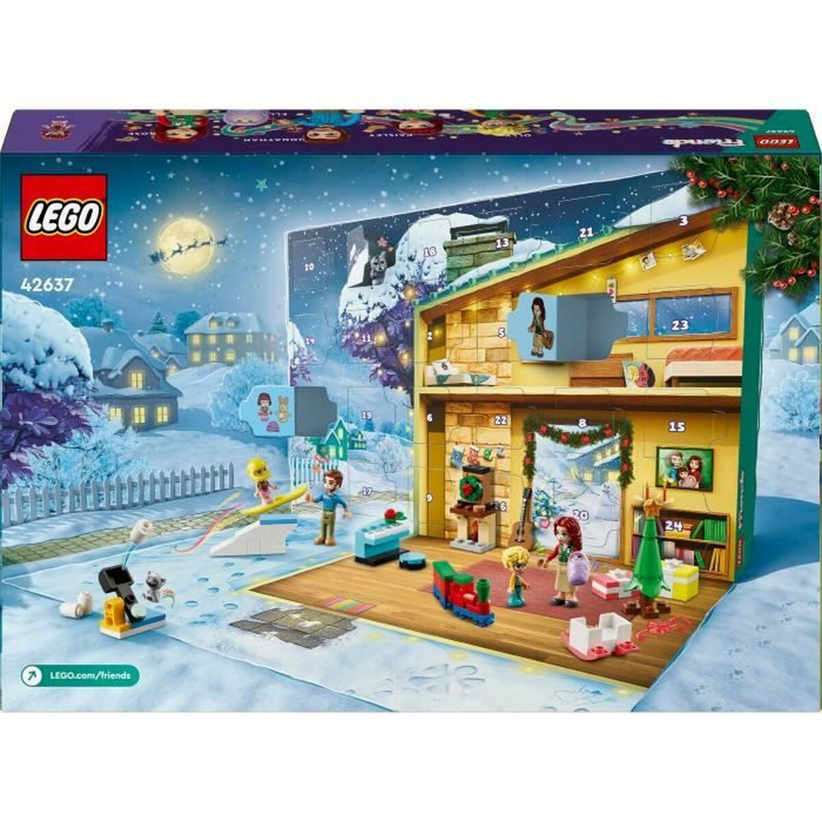 Juego de Construcción Lego 42637 Advent Calendar 2024 Gifts Before Christmas Multicolor