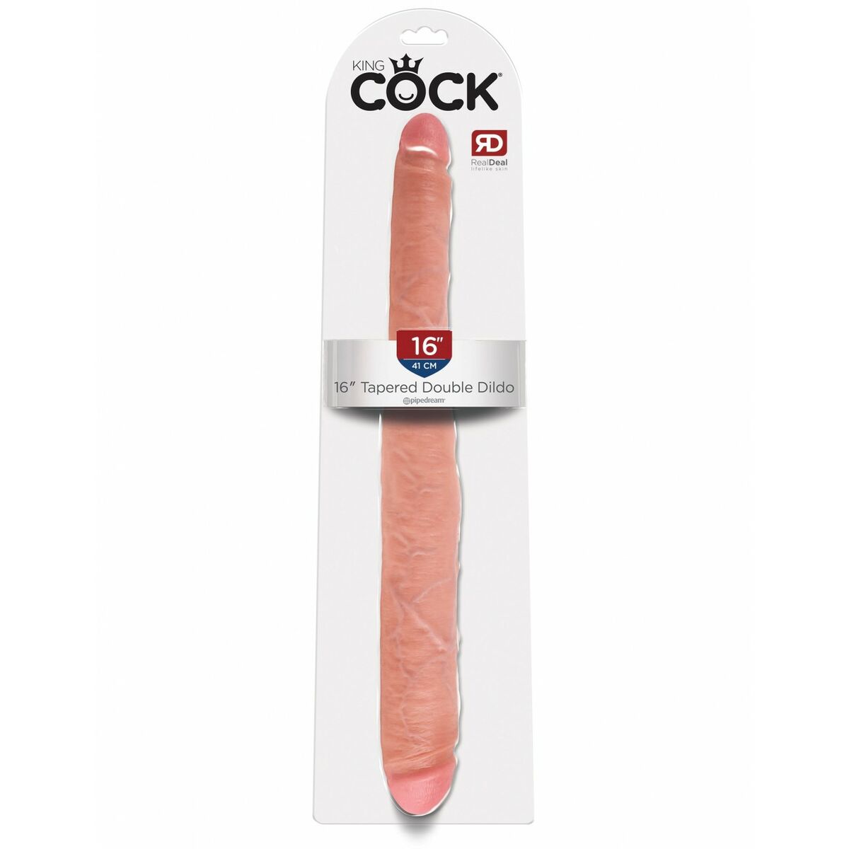 Consolador de Doble Penetración Pipedream King Cock Natural