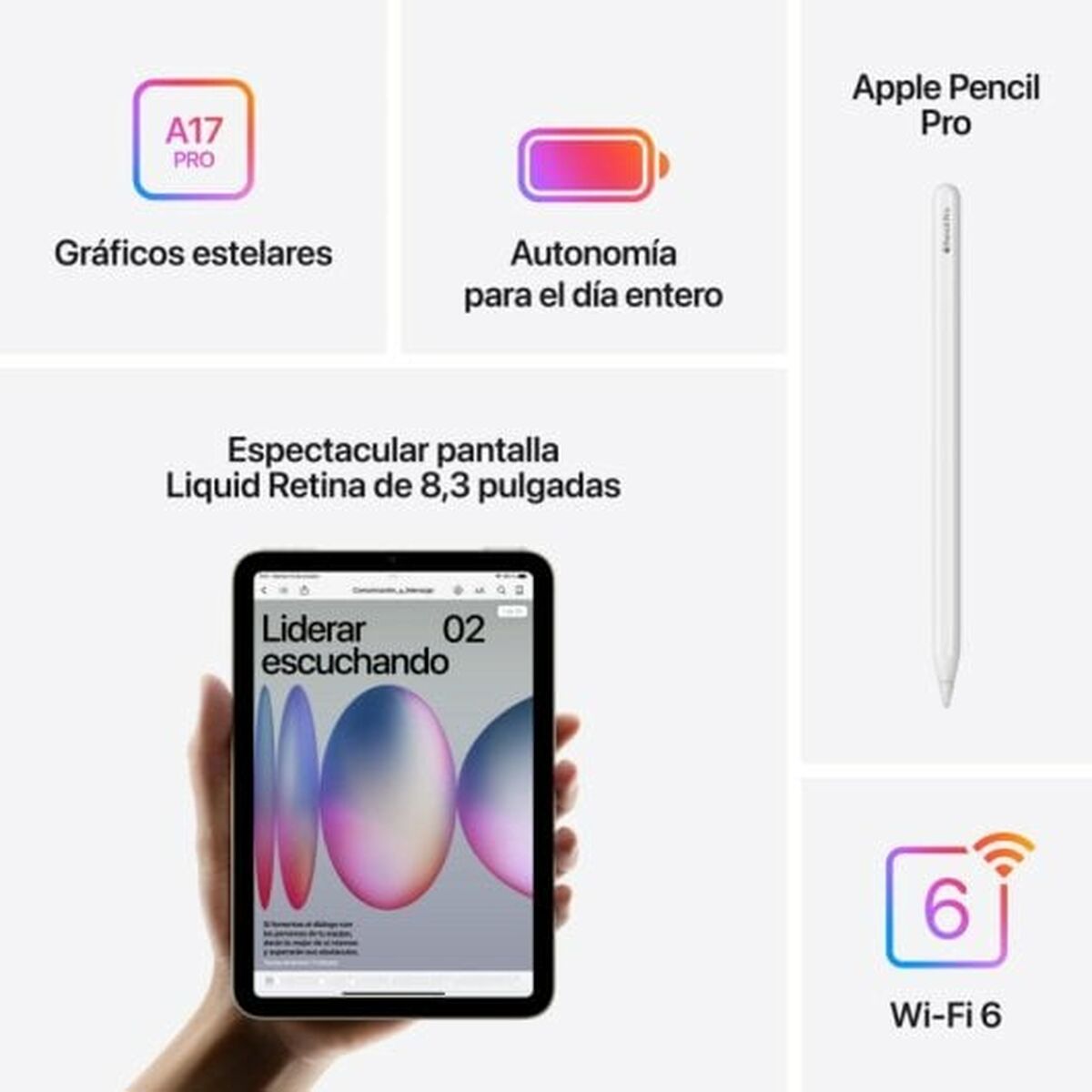 Tablet Apple MXN93TY/A 128 GB Púrpura