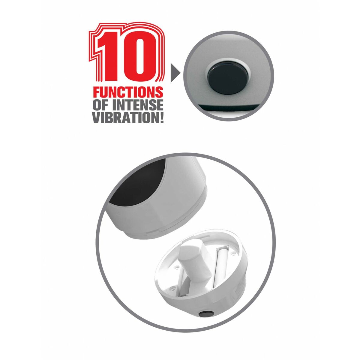 Masturbador Masculino Pipedream PDX EXTREME MEGA GRIP VIBRATING STROKER Multicolor