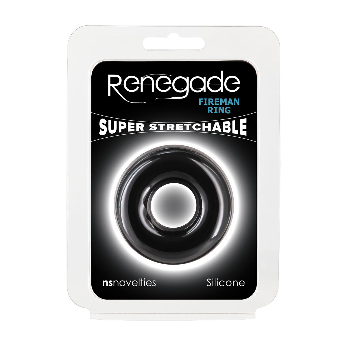 Anillo para el Pene NS Novelties Fireman Negro