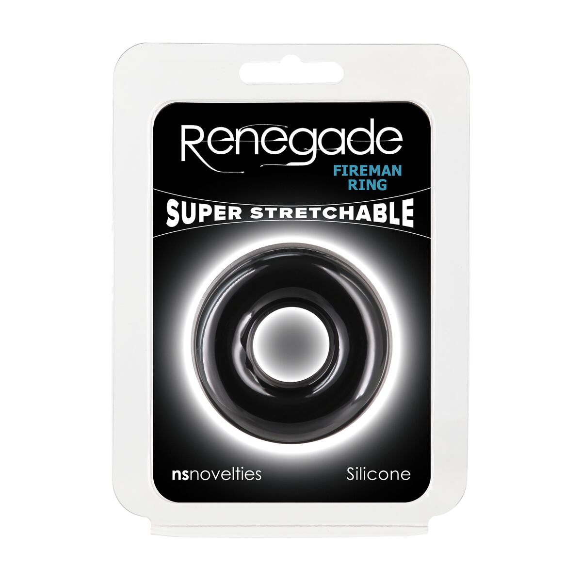 Anillo para el Pene NS Novelties Fireman Negro