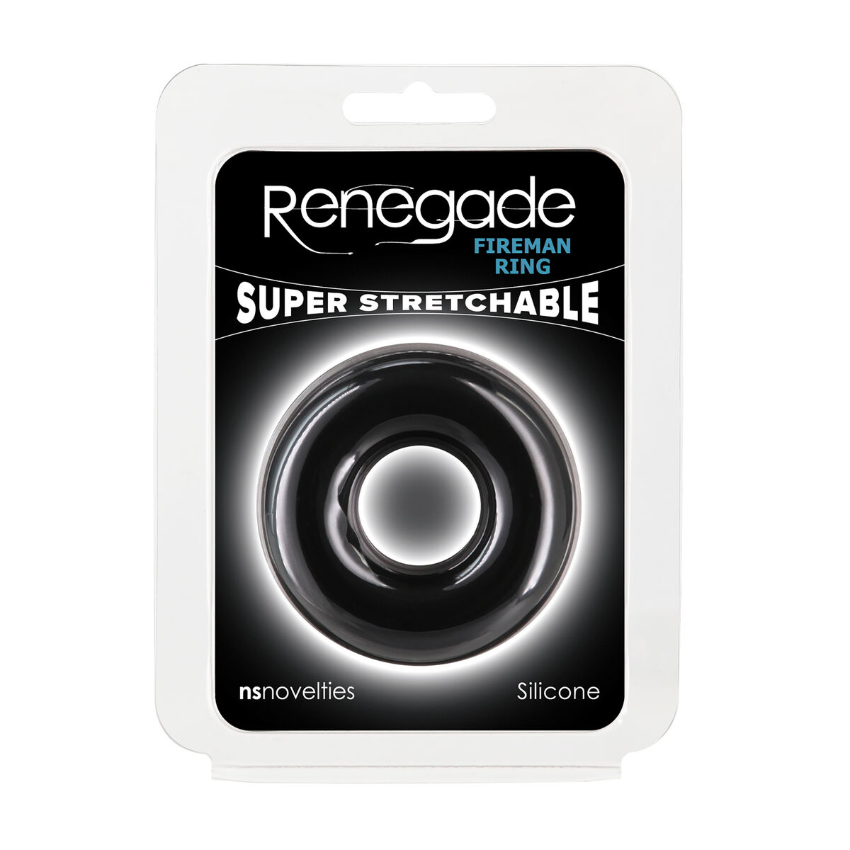 Anillo para el Pene NS Novelties Fireman Negro