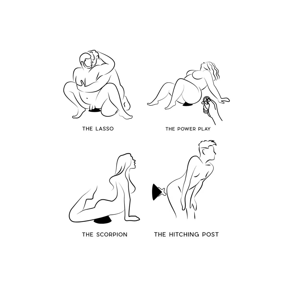 Vibrador The Cowgirl Cone Negro