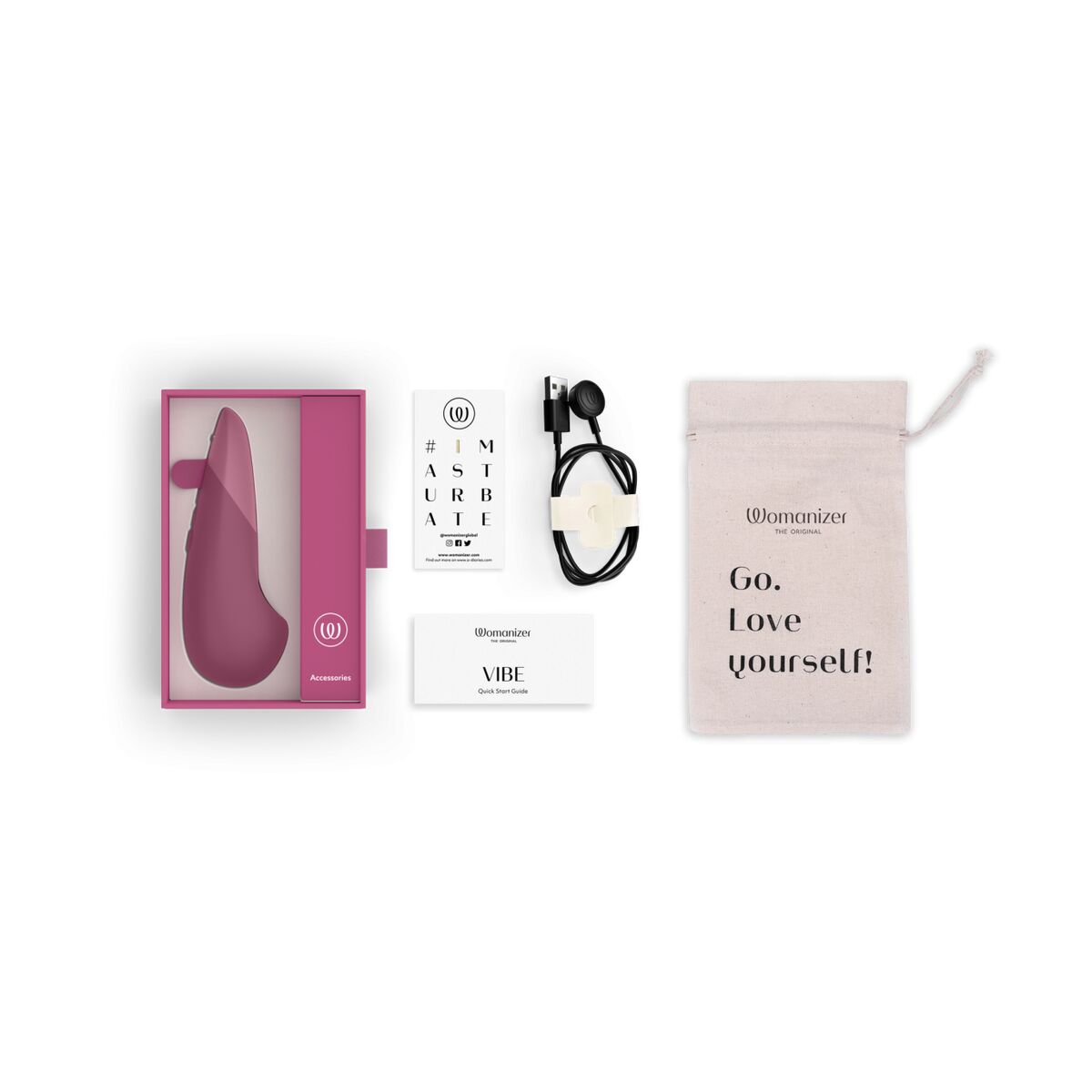 Bala Vibradora Womanizer Dusky Rosa