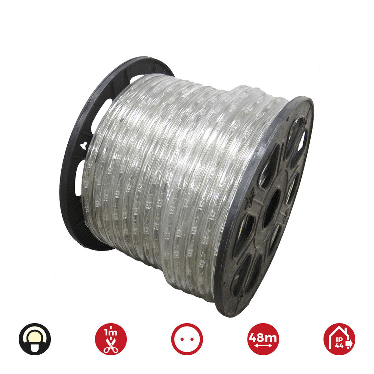Manguera LED EDM 72714 flexiLED Blanco Cálido 2 vías