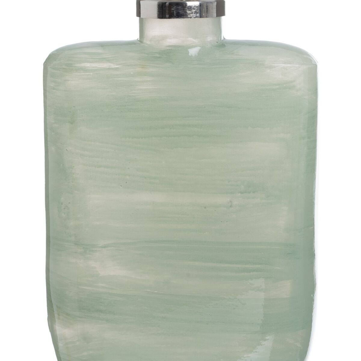 Botella Verde Plateado 16 x 10 x 46 cm Decorativa