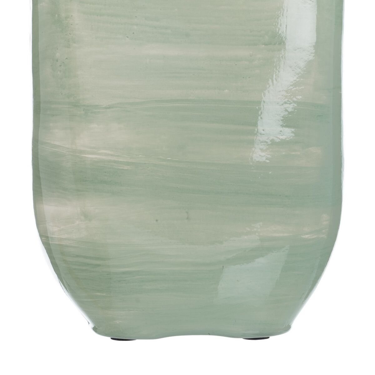 Botella Verde Plateado 16 x 10 x 46 cm Decorativa