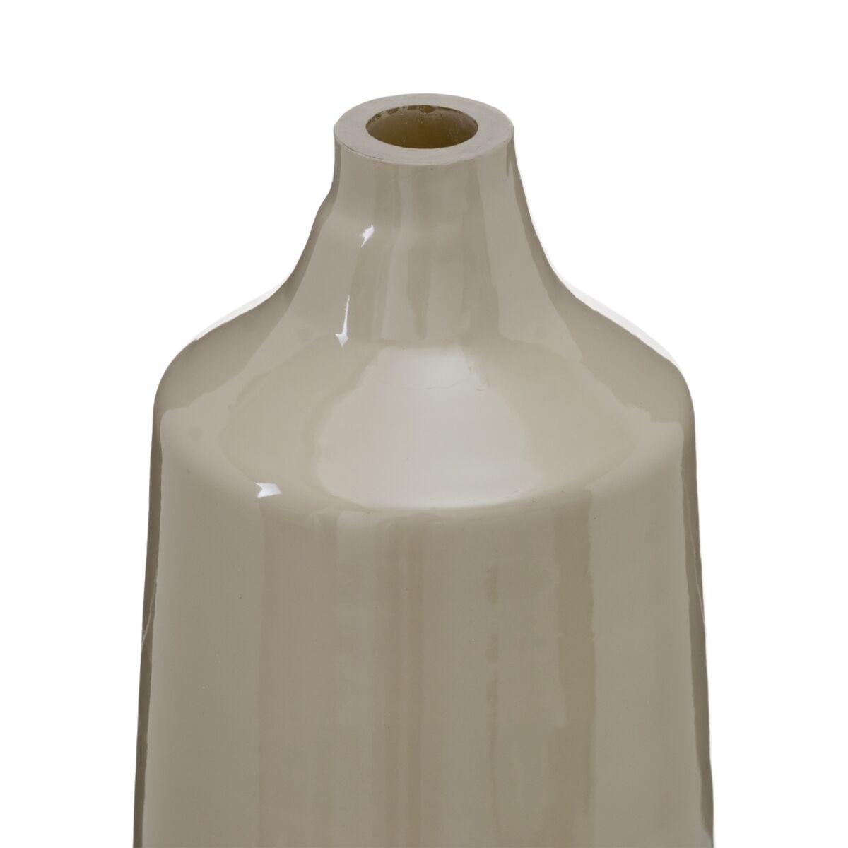 Botella decorativa Beige Plateado 20 x 11 x 53 cm Decorativa