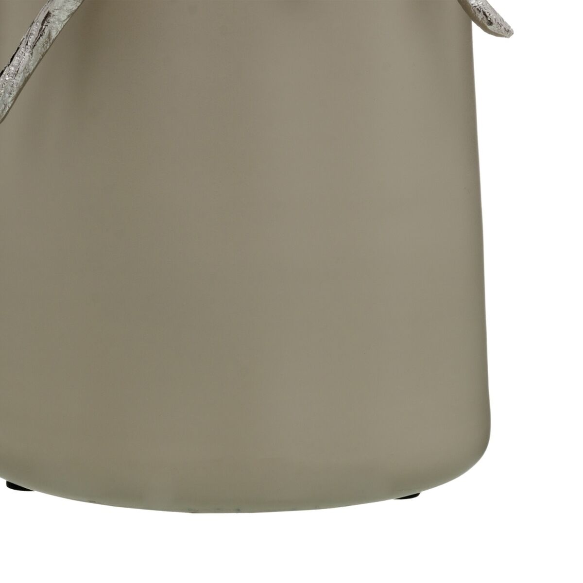 Botella decorativa Beige Plateado 17 x 16 x 44 cm Decorativa