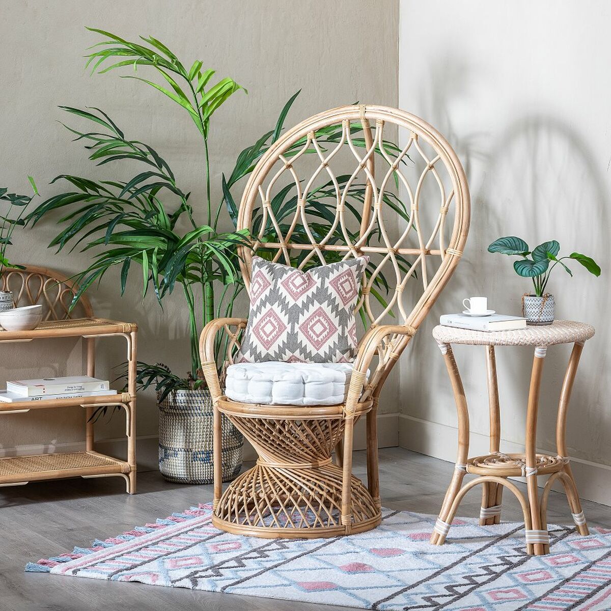 Sillón de jardín Natural 90 x 73 x 142,5 cm