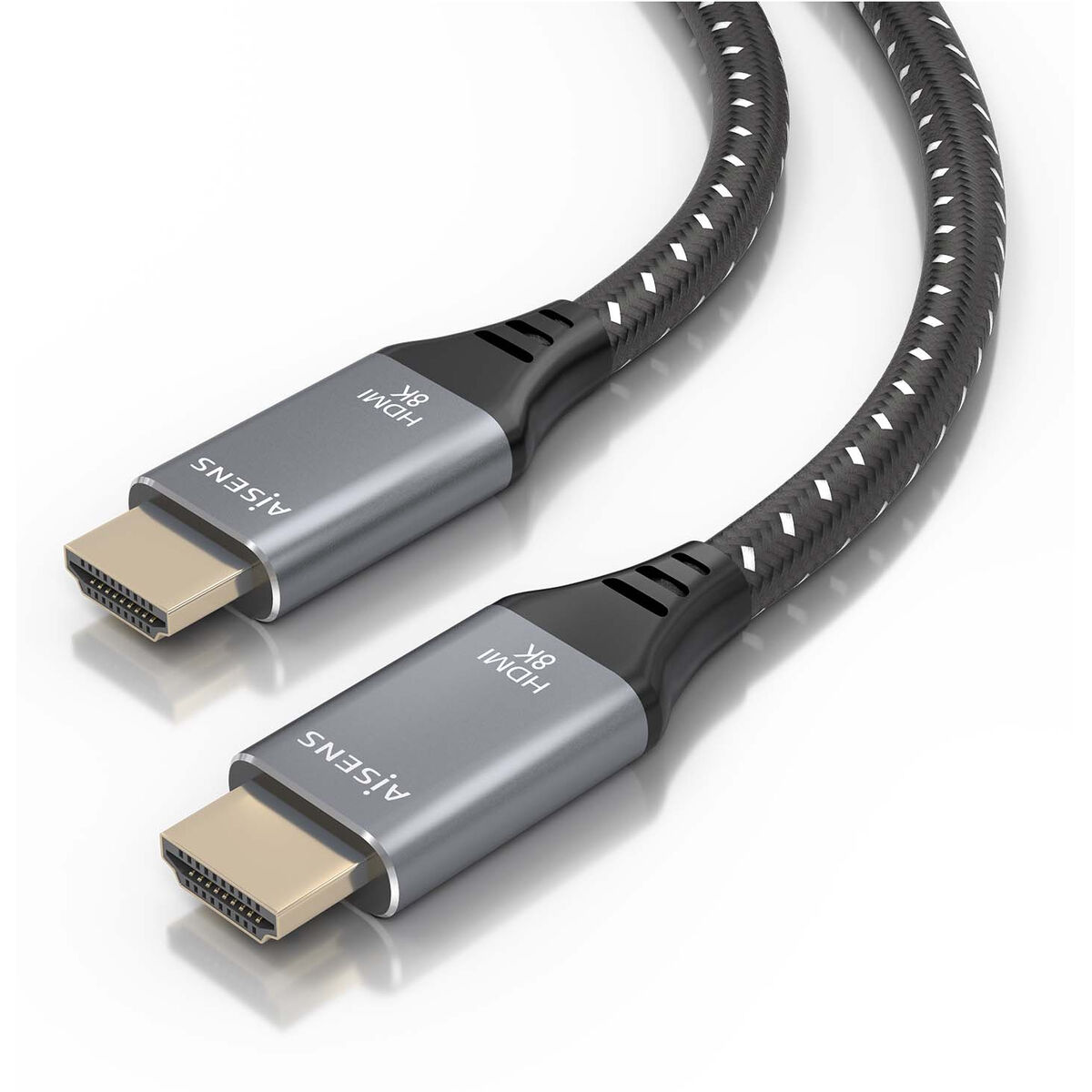 Cable HDMI Aisens A150-0877 7 m Negro/Gris