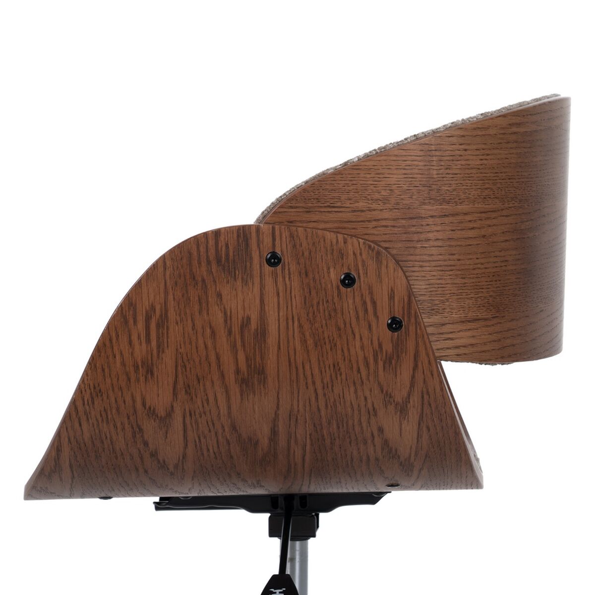 Silla de Oficina Marrón Negro Beige 59 x 64 x 88 cm