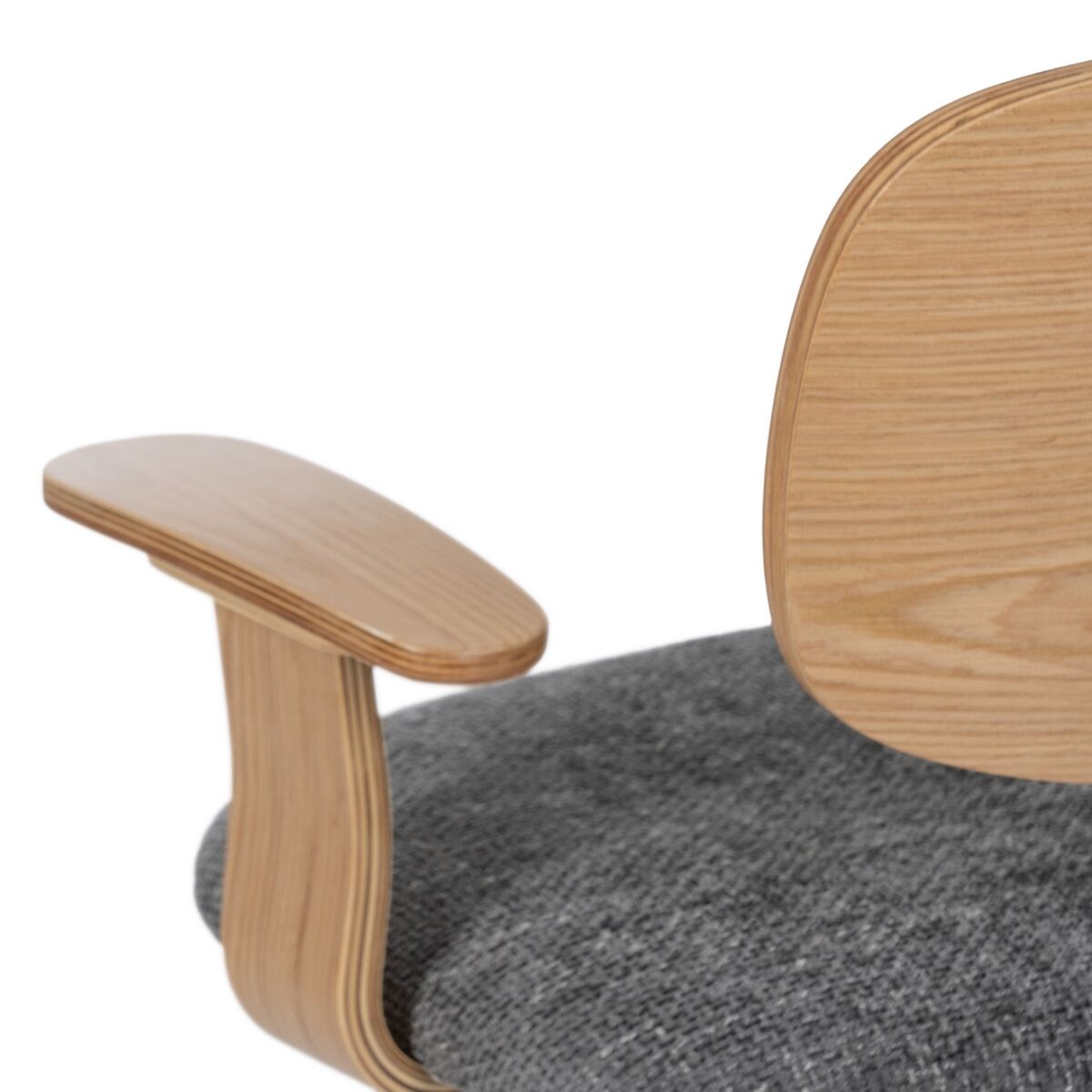 Silla de Oficina Gris Natural 60 x 60 x 89 cm