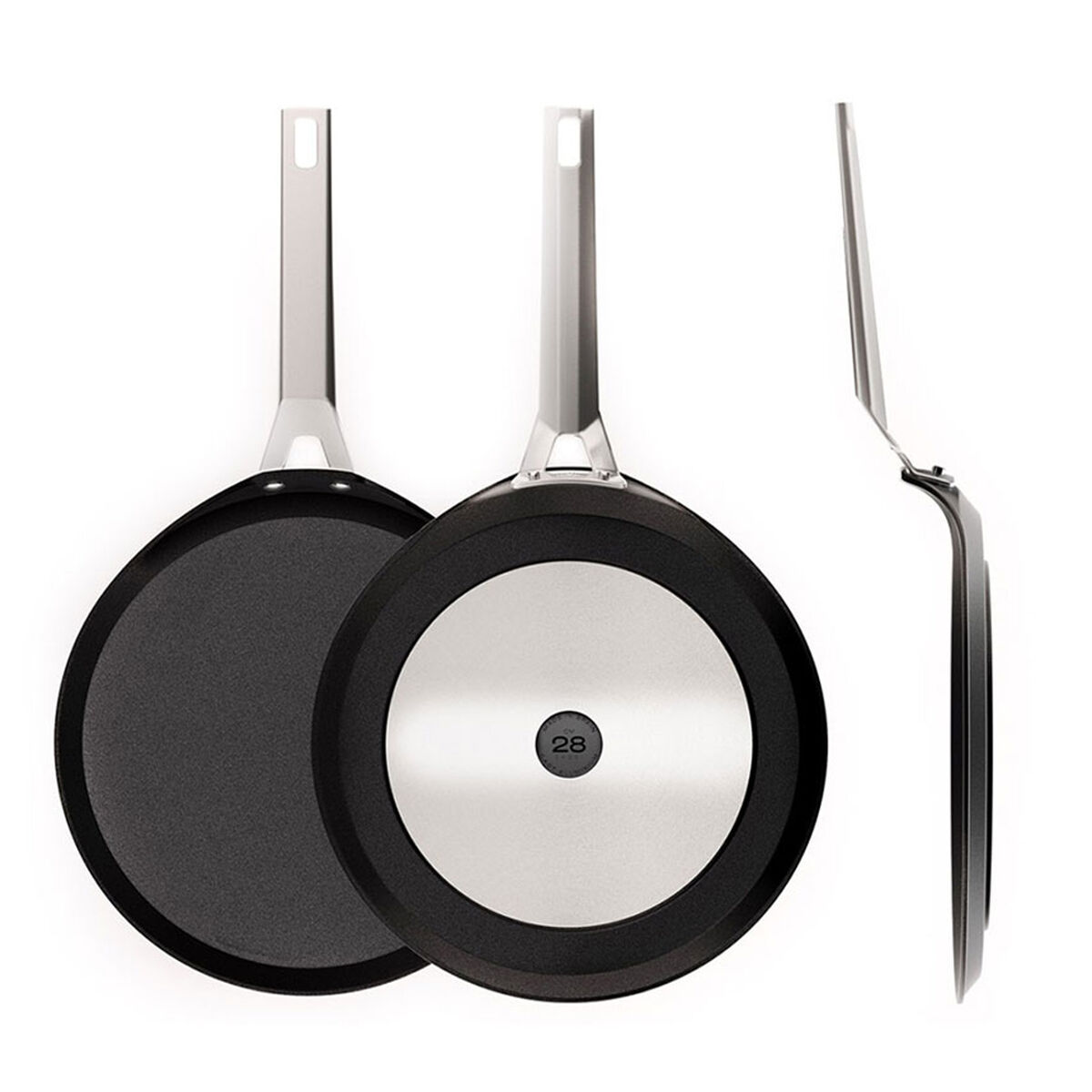 Sartén para Crepes Valira 4656/25 Ø 28 cm Negro Aluminio