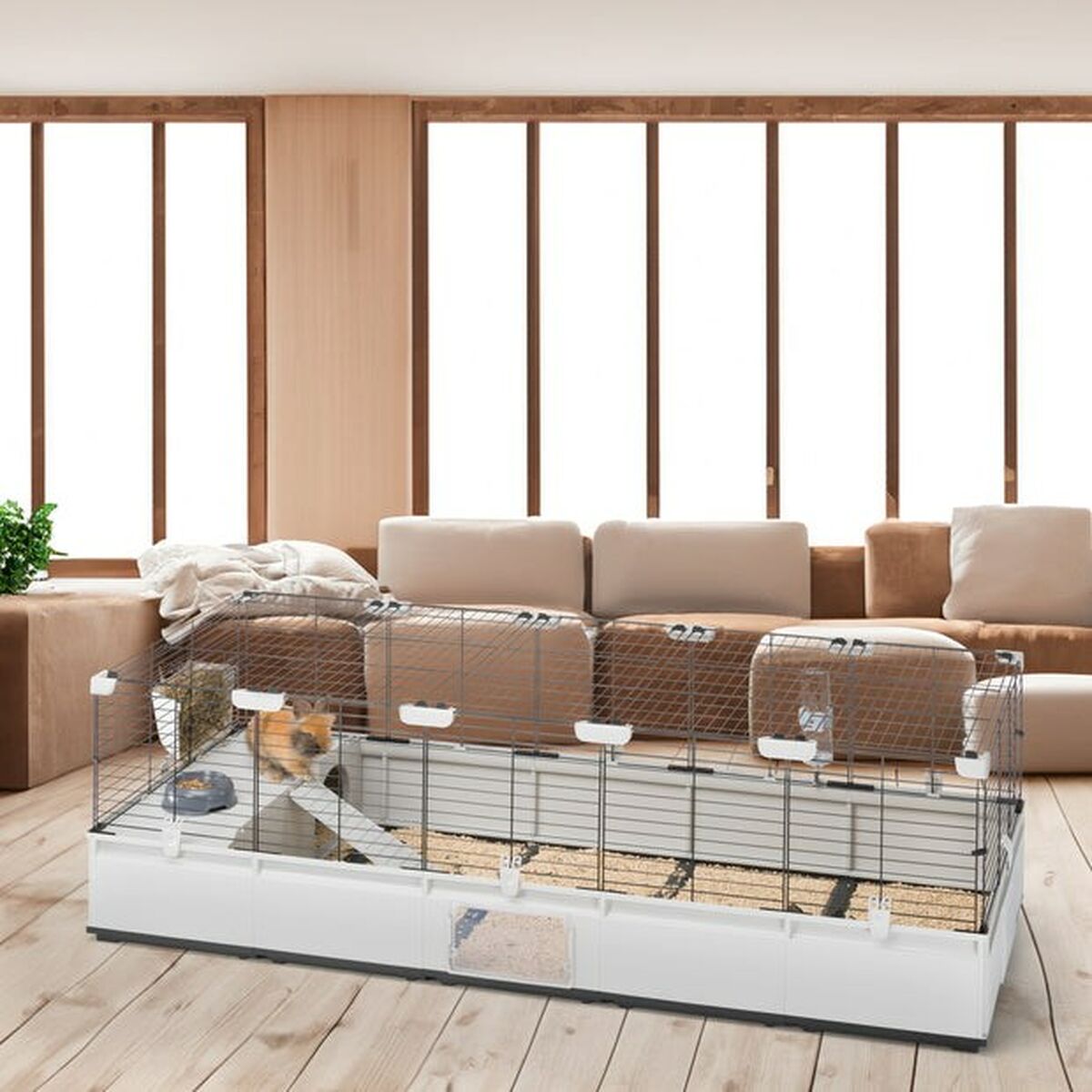 Jaula Ferplast Metal Plástico reciclado 179 x 56 x 72 cm