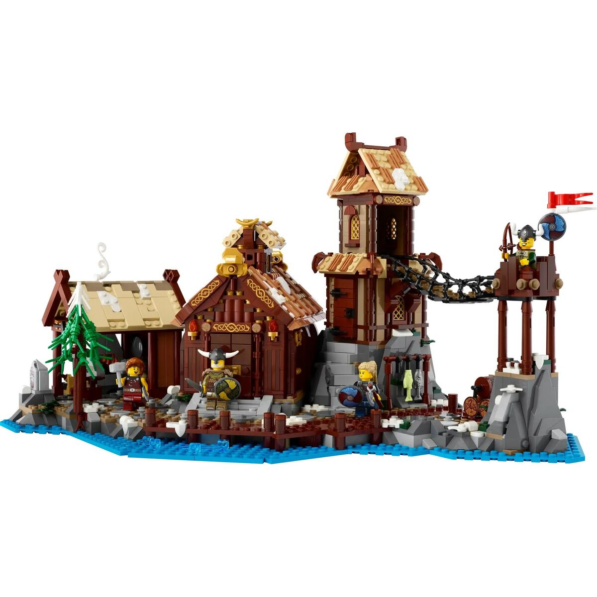 Juego de Construcción Lego PUEBLO VIKINGO 2103 Piezas