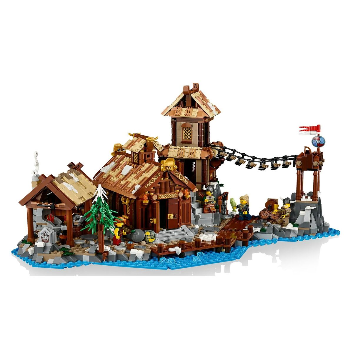 Juego de Construcción Lego PUEBLO VIKINGO 2103 Piezas