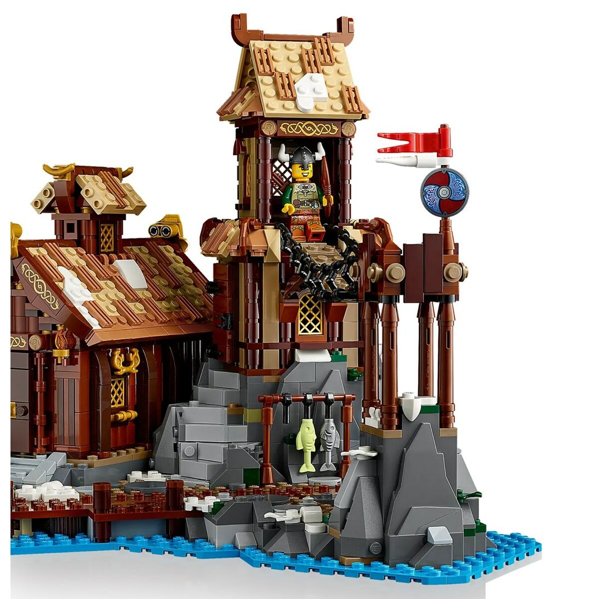 Juego de Construcción Lego PUEBLO VIKINGO 2103 Piezas